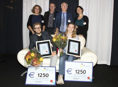 Marit Kamstra en Bram Koedam winnen IVIO Andries Greinerprijs 2017