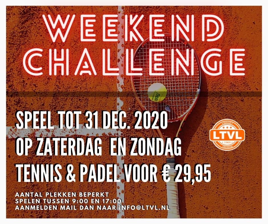LTVL bied Weekend-Challenge in corona tijd.